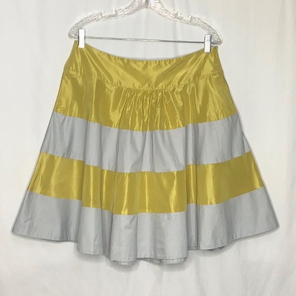 J. Crew Dresses & Skirts - J. Crew Collection Silk Taffeta Rugby Striped Skirt Size 10